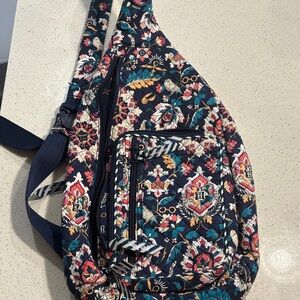 Vera Bradley Harry Potter Floral Patterned Sling Bag